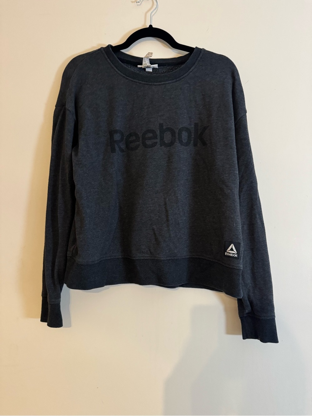 Reebok Dark Gray Crewneck Sweatshirt